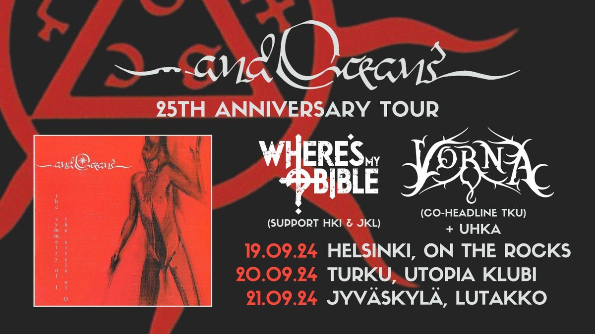 "The Symmetry of I - The Circle of O" 25-vuotisjuhlakeikka 19.9.2024 @ On The Rocks, Helsinki