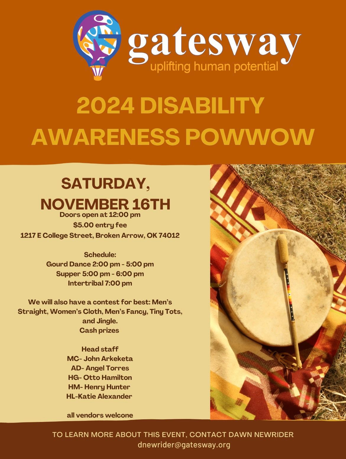 Gatesway disability awareness powwow