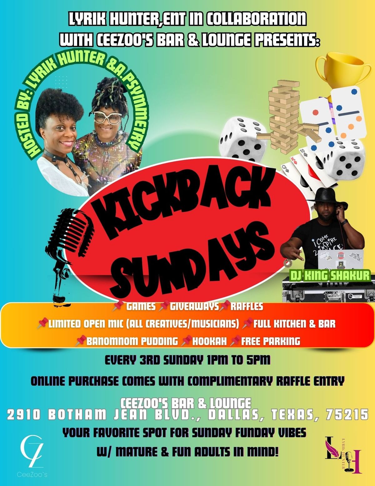 KICKBACK SUNDAYS