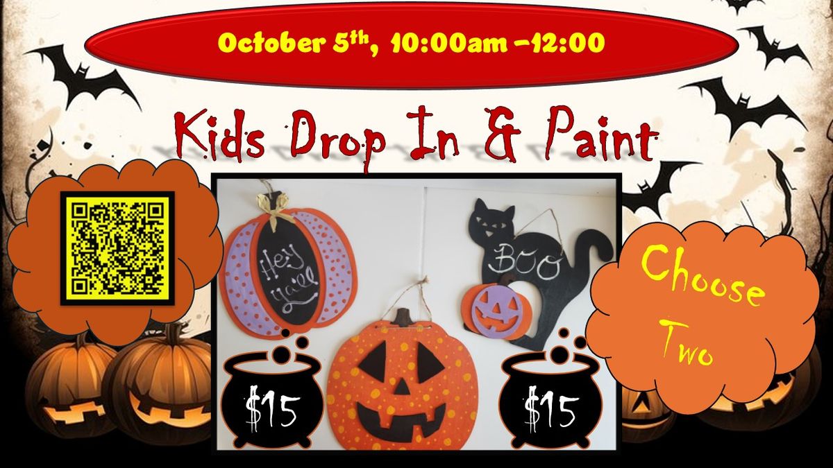 Kids Drop In & Paint w\/Errant Artistry @Anderson County Museum