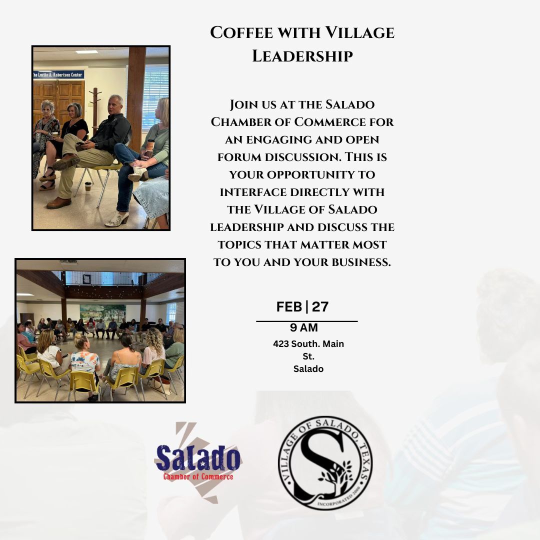 Coffee with Village Leadership