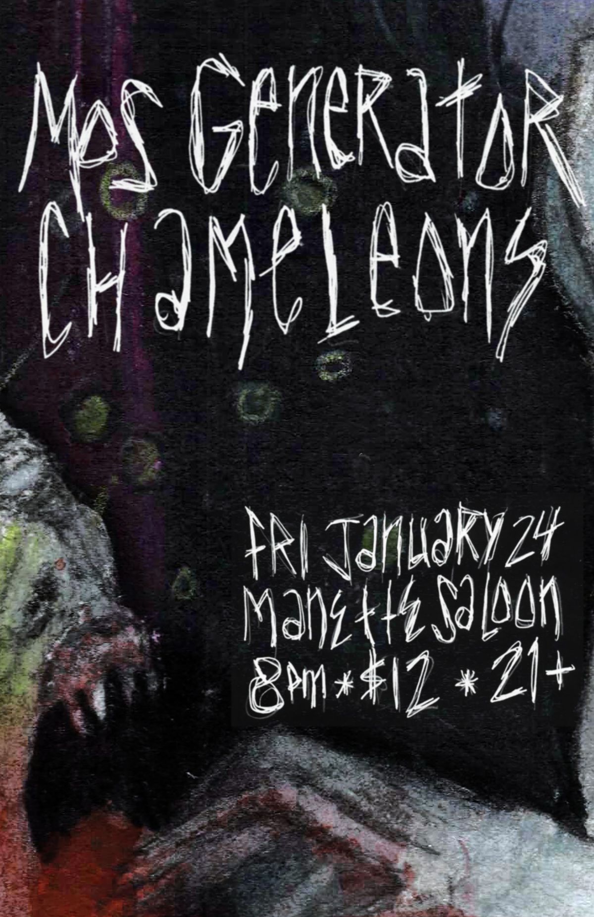 Mos Generator \/ Chameleons @ Manette Saloon