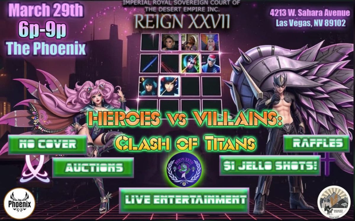 \ud83e\uddb8\ud83c\udffb\u200d\u2642\ufe0fHeroes vs Villains Clash of the Titans\ud83e\uddb9\ud83c\udffb\u200d\u2642\ufe0f