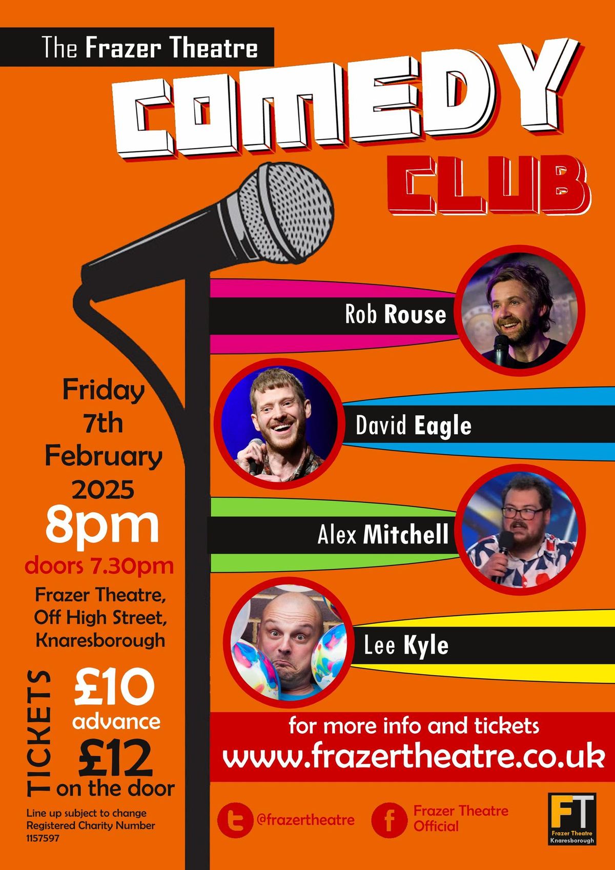 Frazer Theatre Comedy Club - February 2025