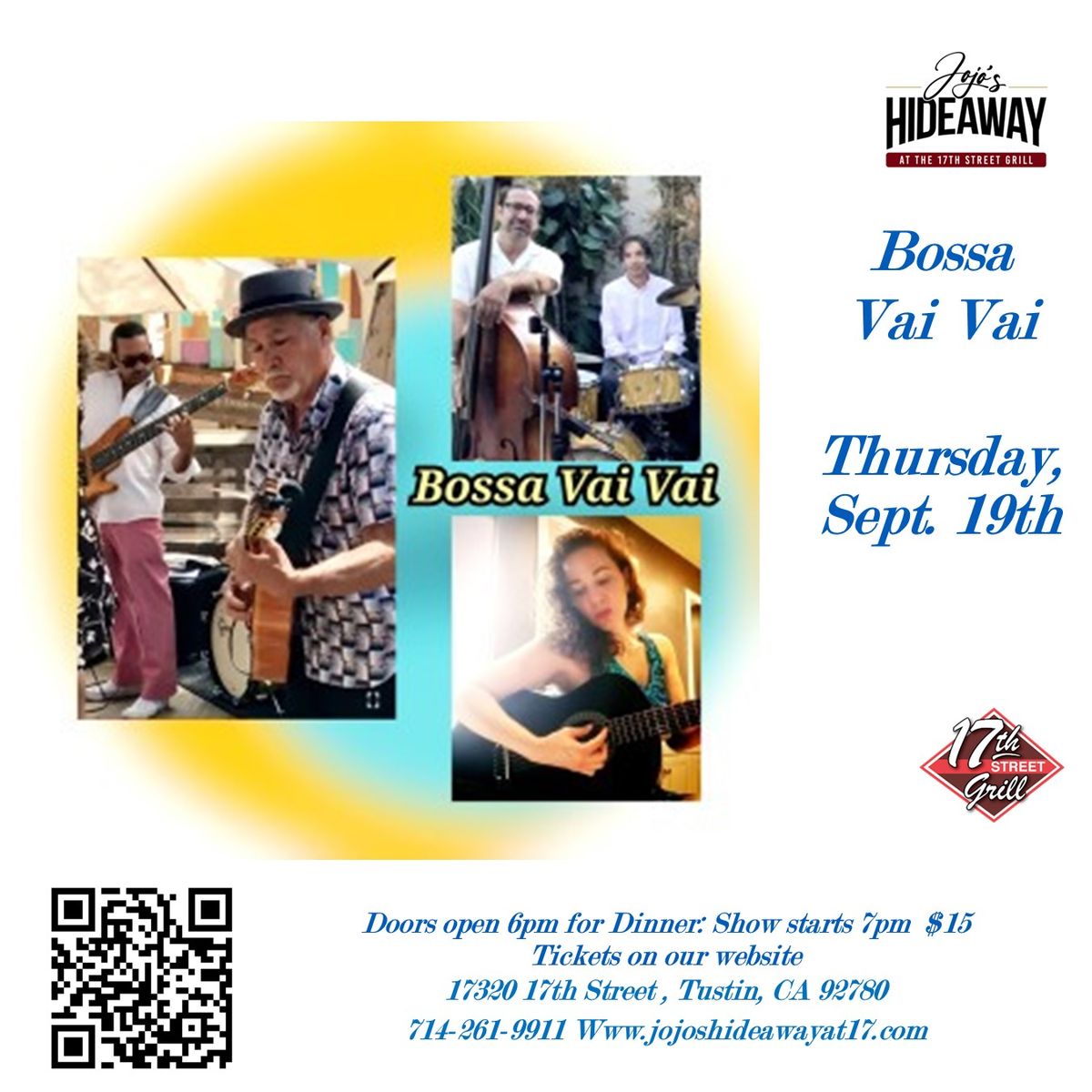 Thursday Night Jazz with Bossa Vai Vai