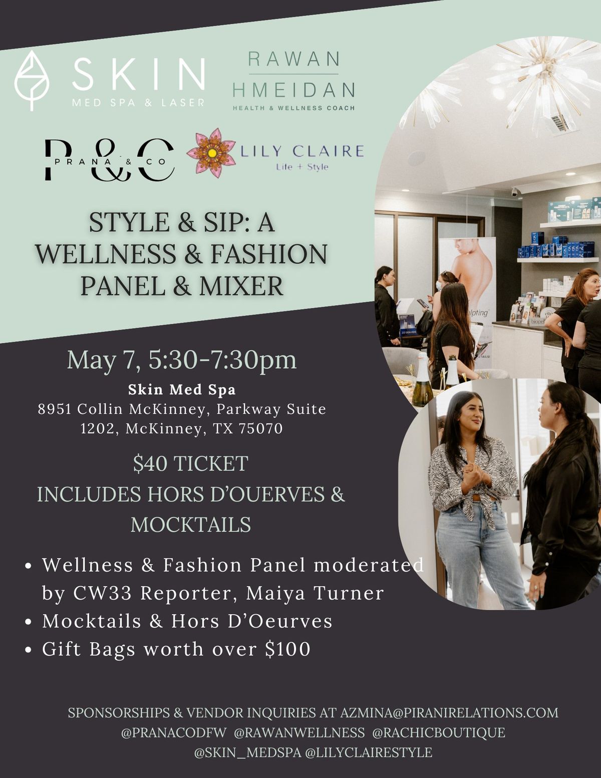 Style & Sip: A Wellness & Fashion Panel & Mixer