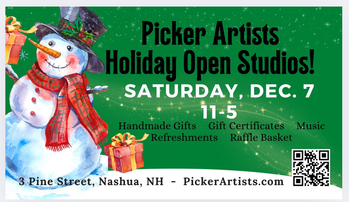 Holiday Open House at The Picker Artists Studios!