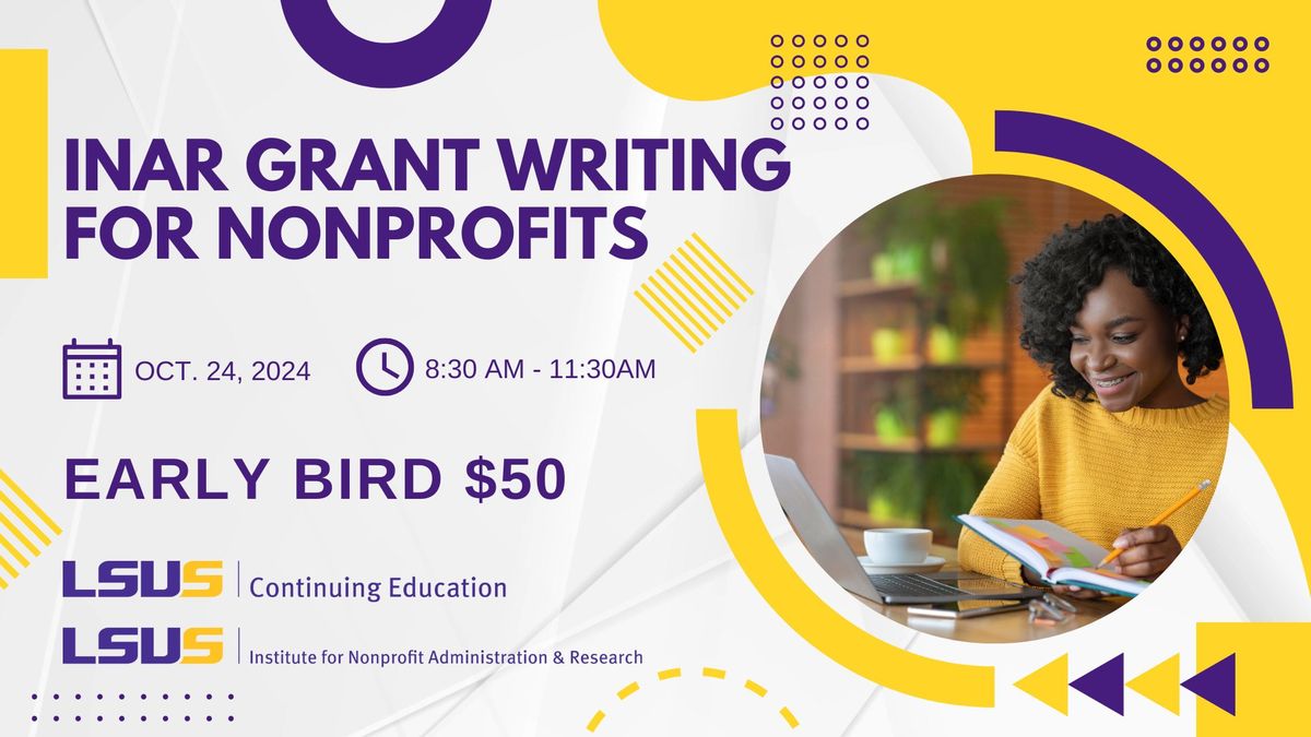 INAR Grant Writing for Nonprofits Workshop