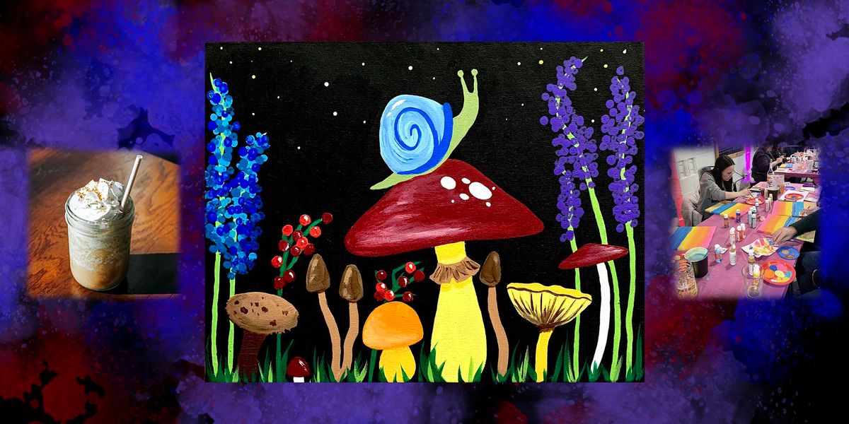 Paint & Sip at Sip Coffee House Hobart: Stargazing Snail