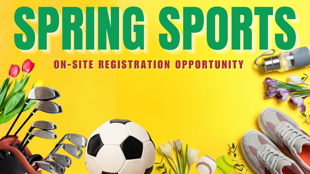 Spring Youth Sports Onsite Registration