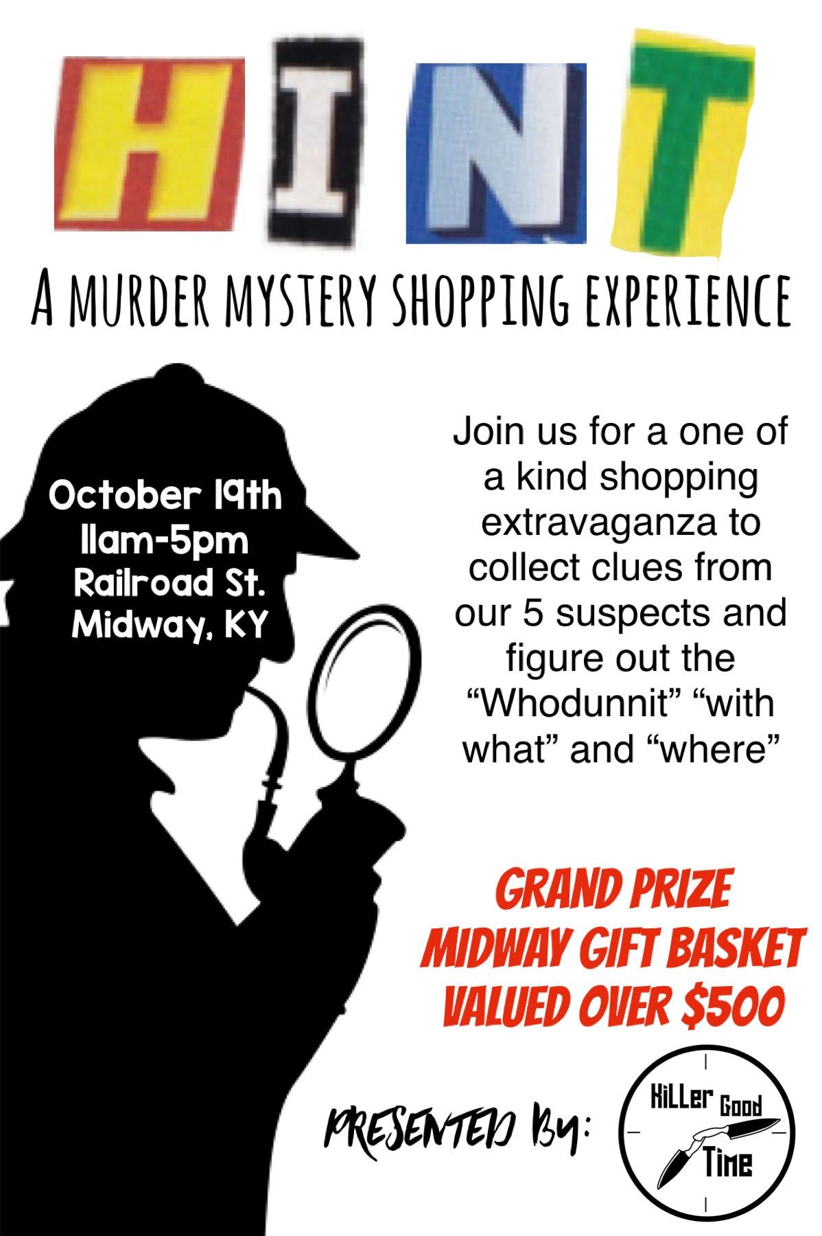 Hint - A Midway Murder Mystery Shopping Experience