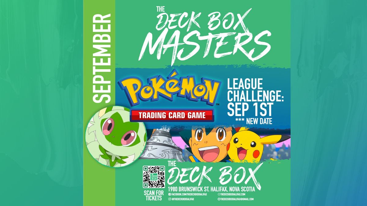 Pokemon Masters League Challenge (Sunday September 1st @ 1:00pm)