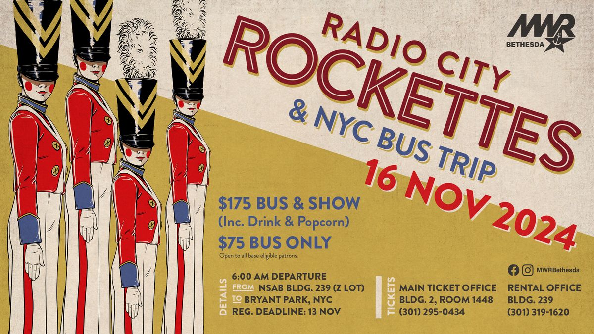 MWR Trip to NYC- Radio City Rockettes