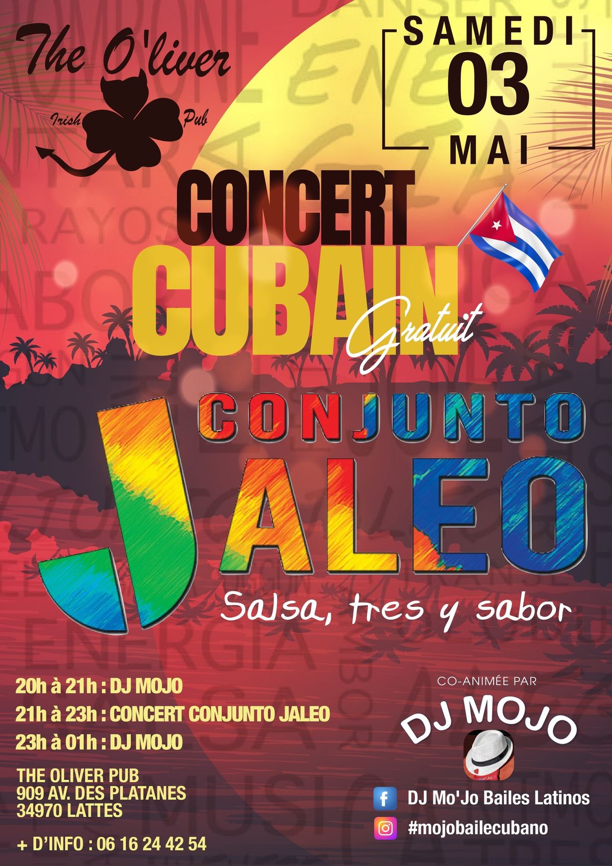 CONCERT GRATUIT avec le Groupe CONJUNTO JALEO