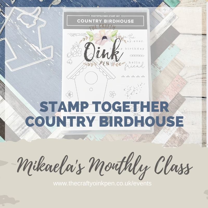 Stamp Together with Country Birdhouse