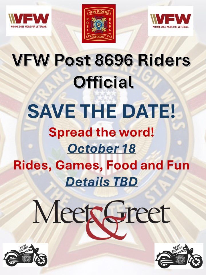 VFW RIDERS POST 8696 Meet & Greet