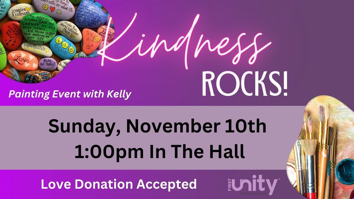 "Kindness Rocks" Rock Painting Event