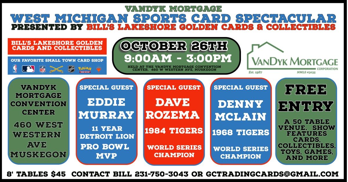 West Michigan Sports Card Spectacular