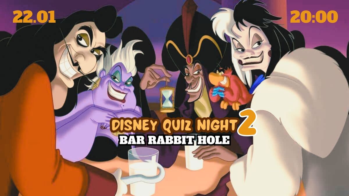 DISNEY QUIZ vol.2 @Bar Rabbit Hole 22.01 