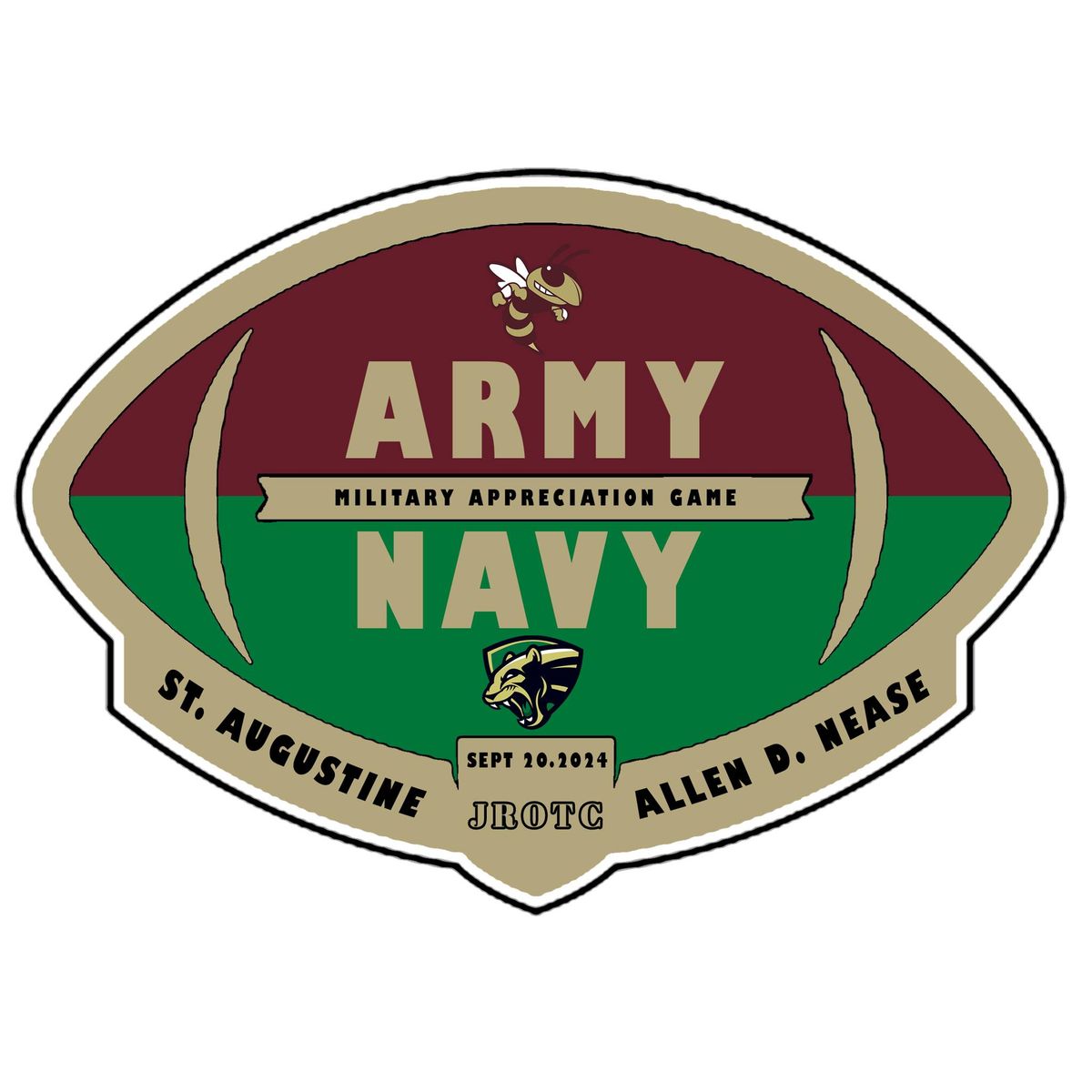 2024 Saint Augustine High School Verse Nease High School Military