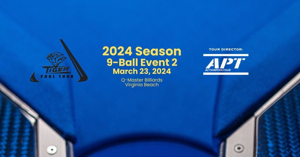 2024 Season 9Ball Event 2, QMaster Billiards, Virginia Beach, 23