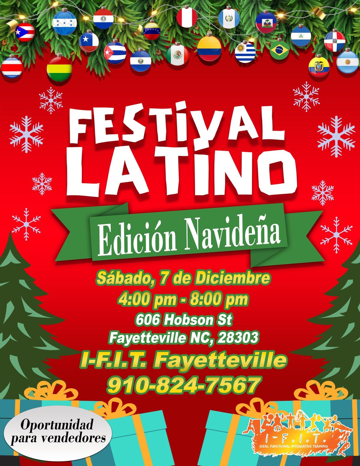 Festival Latino Fayetteville - Edici\u00f3n Navide\u00f1a \ud83c\udf84