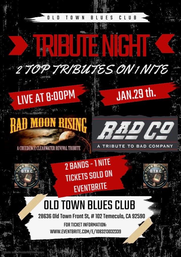 Radco~Bad Company & CCR Tribute~