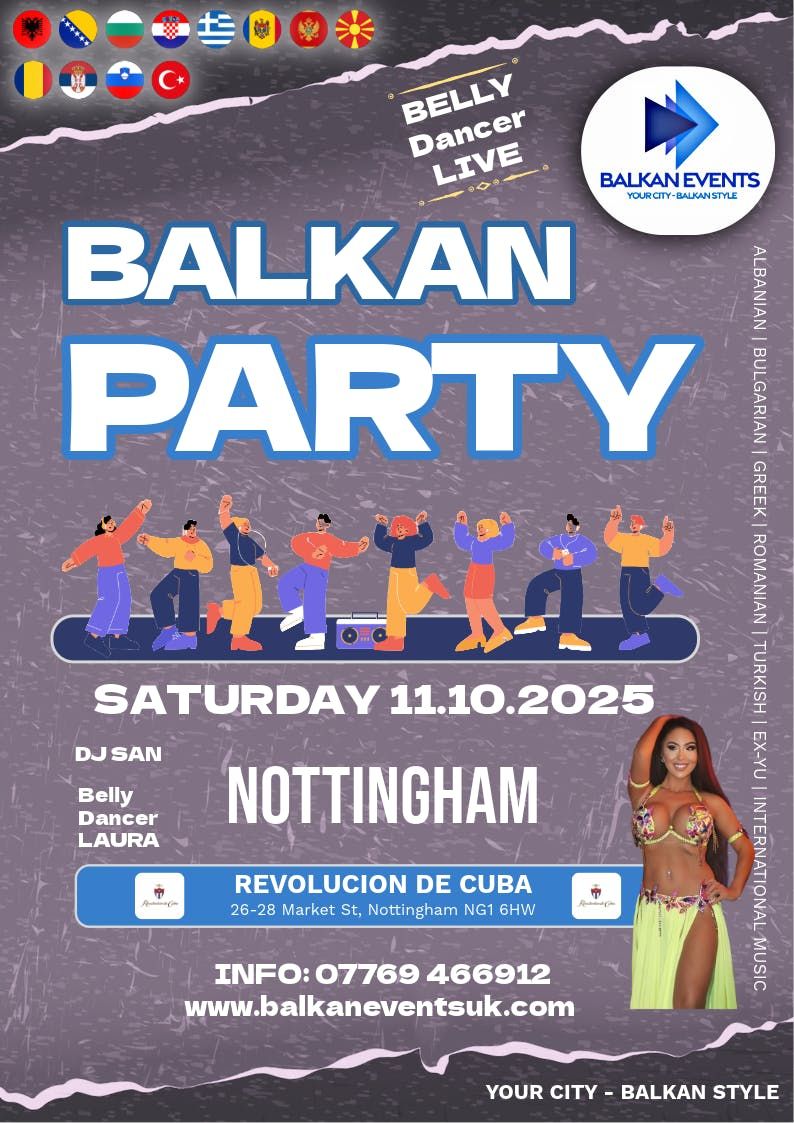 BALKAN Party Nottingham - Belly Dancer Surprise