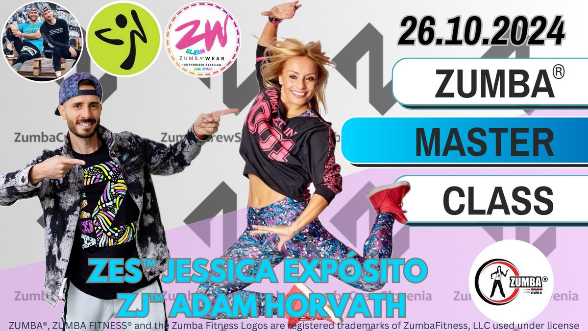 ZUMBA\u00ae MASTER CLASS with ZES\u2122 JESSICA EXP\u00d3SITO and ZJ\u2122 ADAM HORVATH