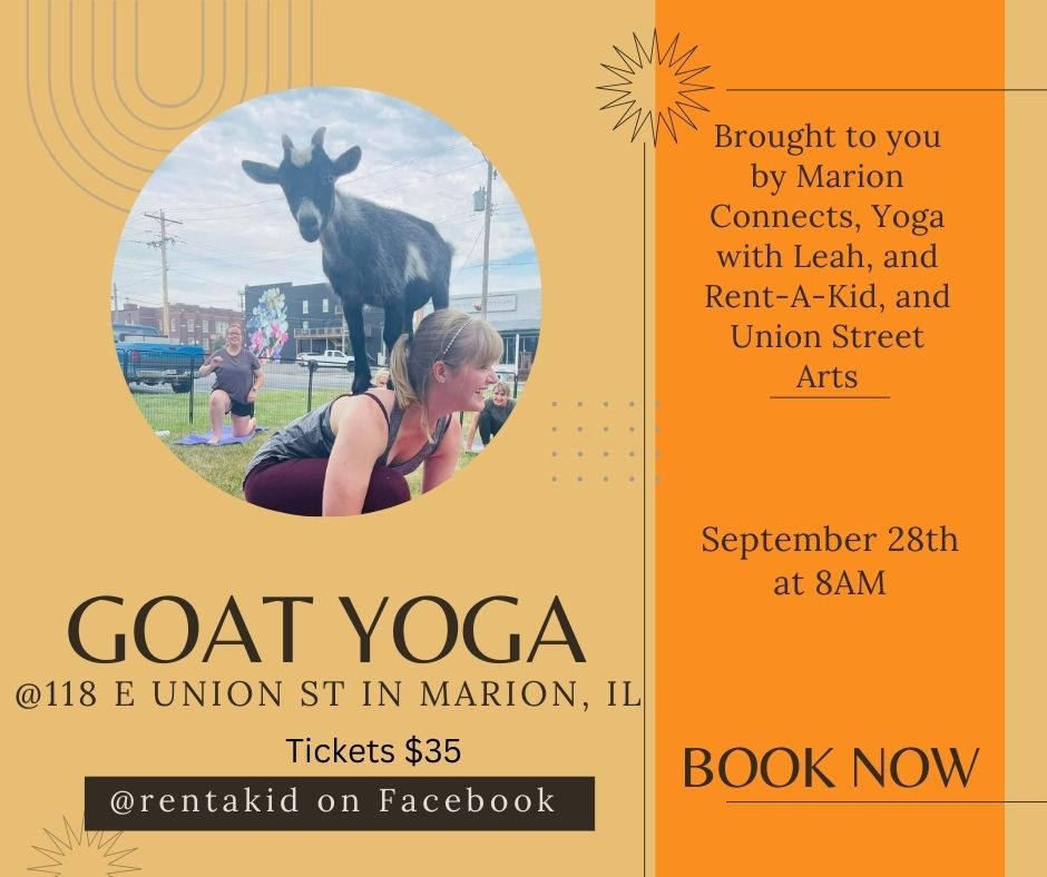 Goat Yoga in Marion