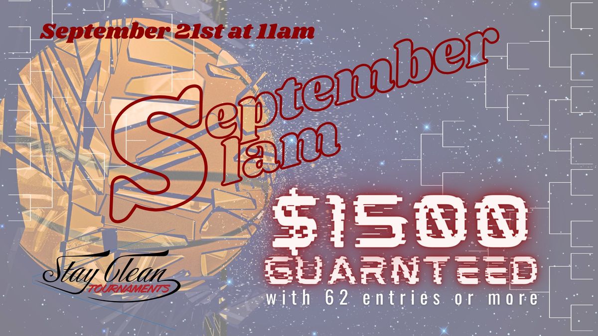 September Slam $1500 Scratch Bracket Tournament