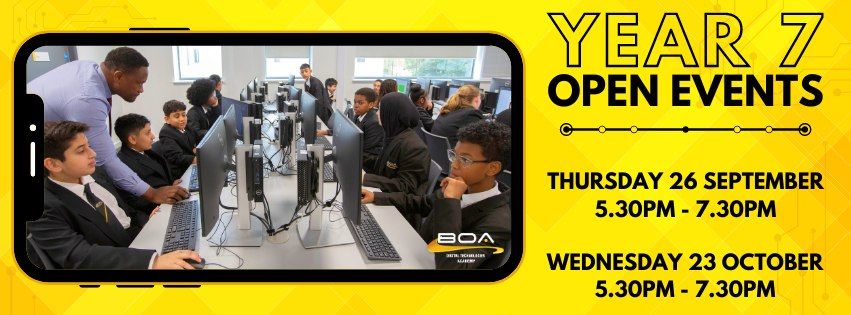 BOA Digital Technologies Year 7 Open Evening