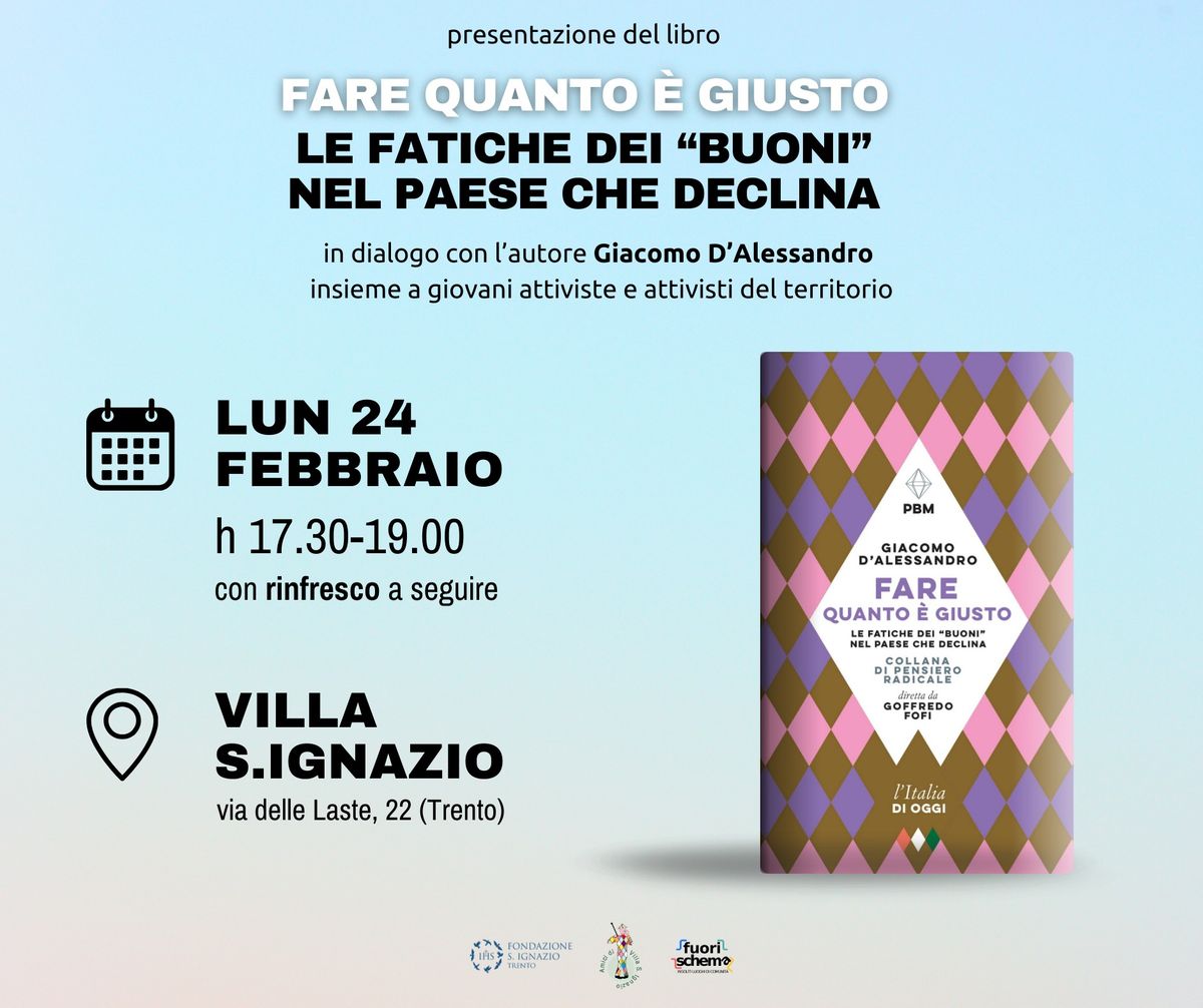 [LIBRO] Fare quanto \u00e8 giusto \ud83c\udf0d Dialogo sull\u2019attivazione sociale giovanile