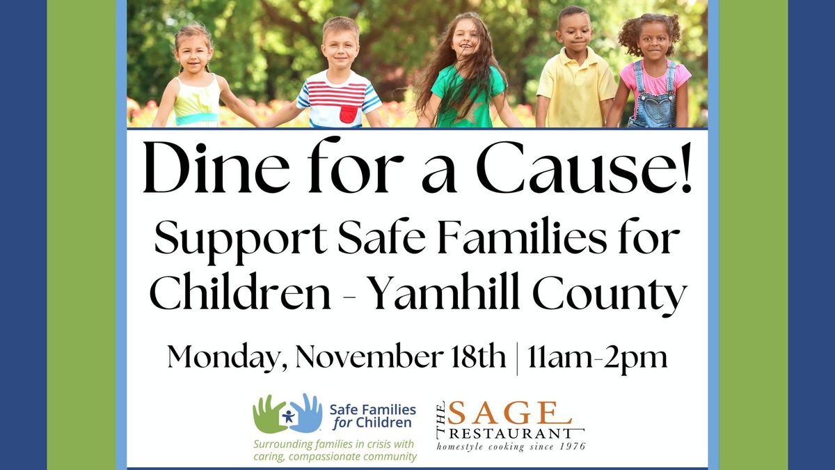 Safe Families For Children Yamhill County Fundraiser at The Sage!