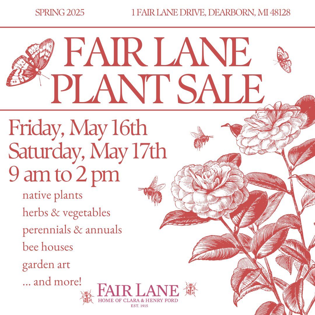 Fair Lane Plant Sale