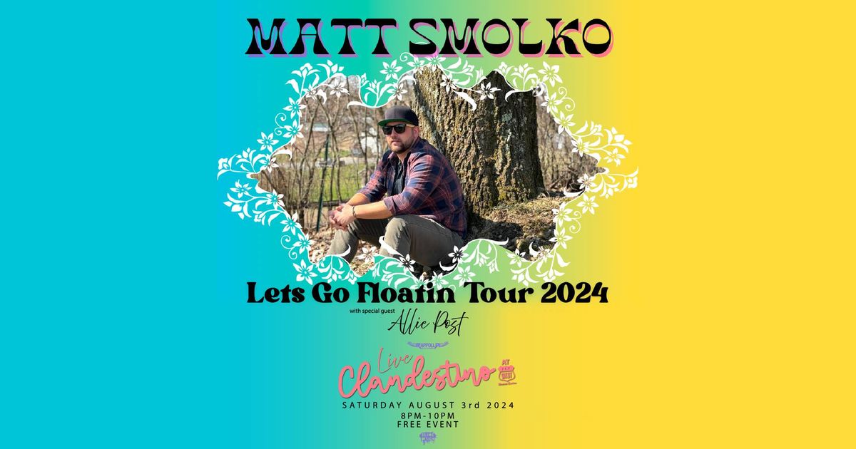 Matt Smolko Lets Go Floatin Tour Featuring Allie Post In The Clandestino Baltimore