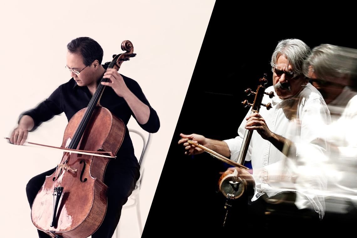 Yo-Yo Ma and Kayhan Kalhor at Ferguson Center for the Arts Concert Hall