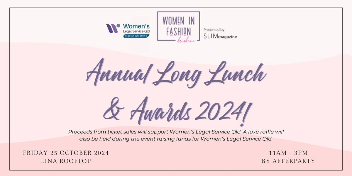 Women in Fashion Long Lunch & Awards 2024 presented by Slim Magazine