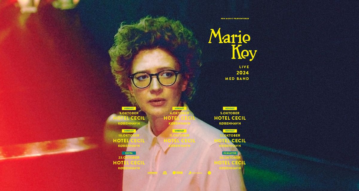 Marie Key - Hotel Cecil: 3. + 4. + 5. oktober & 10. + 11. + 12. oktober & 23. + 24. oktober -UDSOLGT