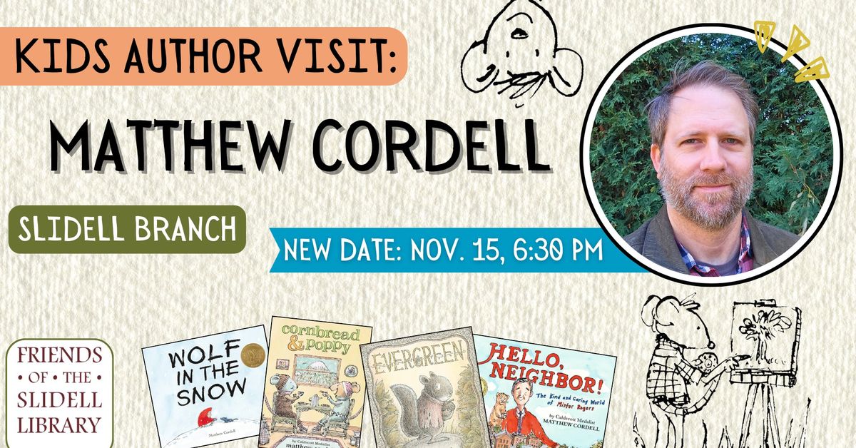 Kids Author Event: Matthew Cordell