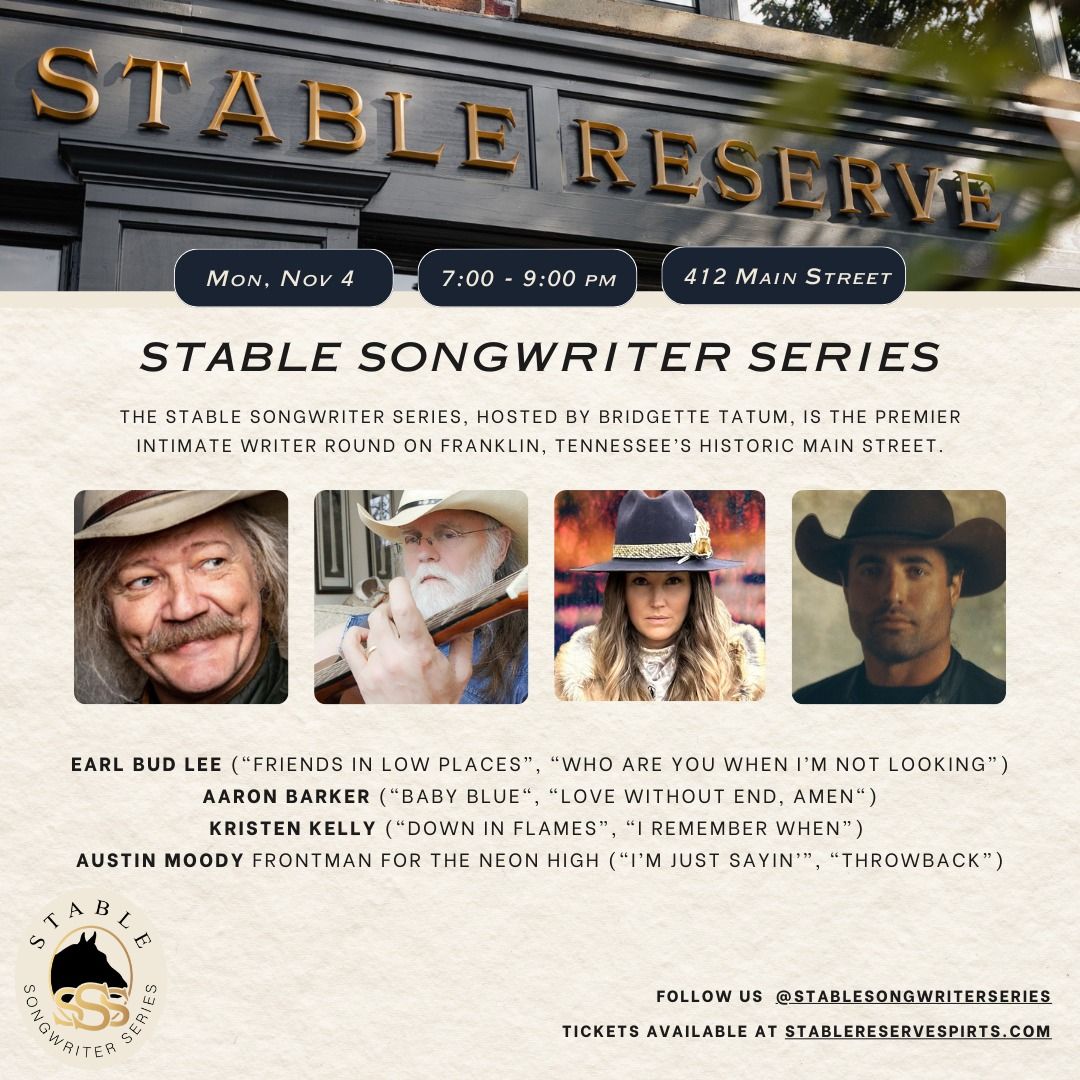 Stable Songwriter Series November Show