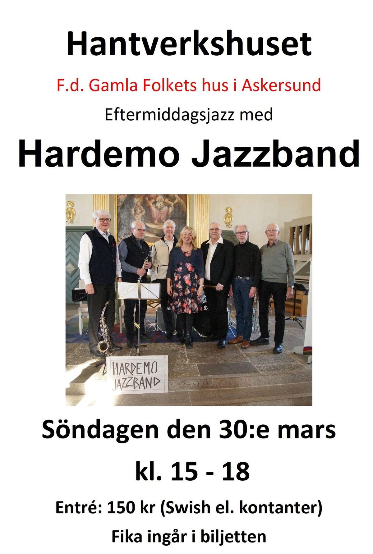 Eftermiddagsjazz - Hardemo Jazzband 