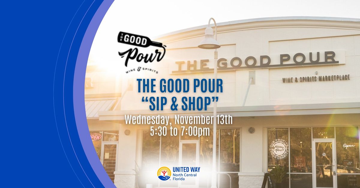 The Good Pour \u201cSip and Shop\u201d for UWNCFL