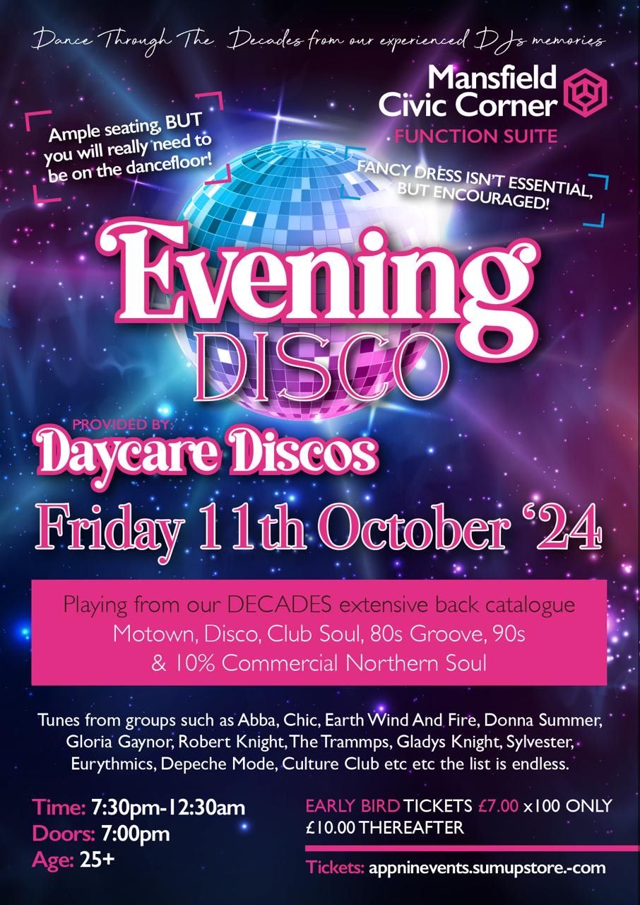 Evening Disco at Mansfield Civic