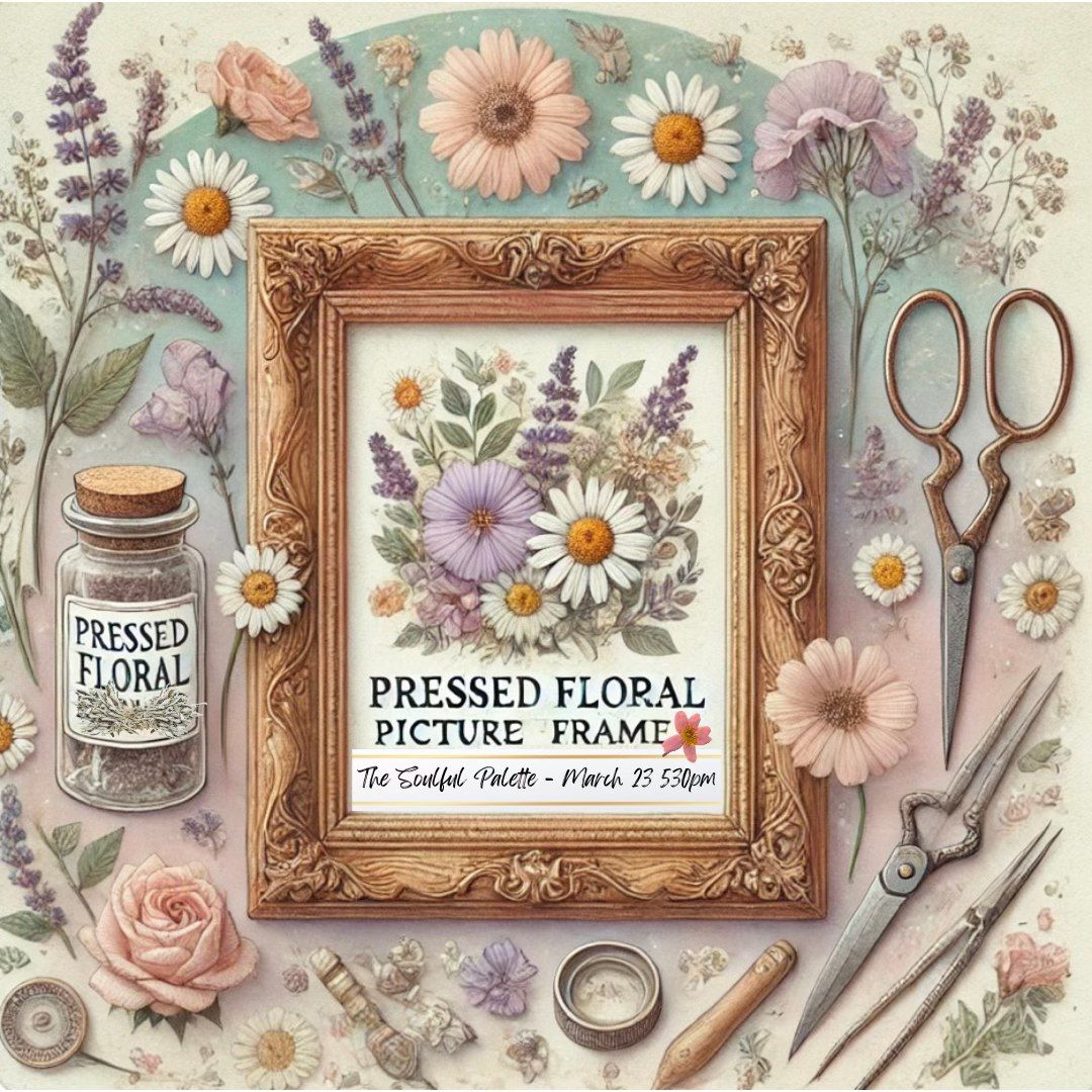 Pressed Floral Picture Frame Workshop