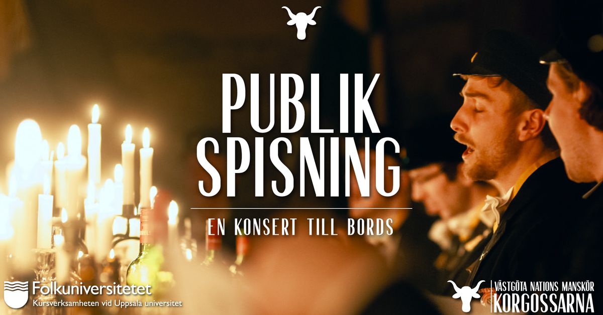 Publik spisning med Korgossarna: En konsert till bords.