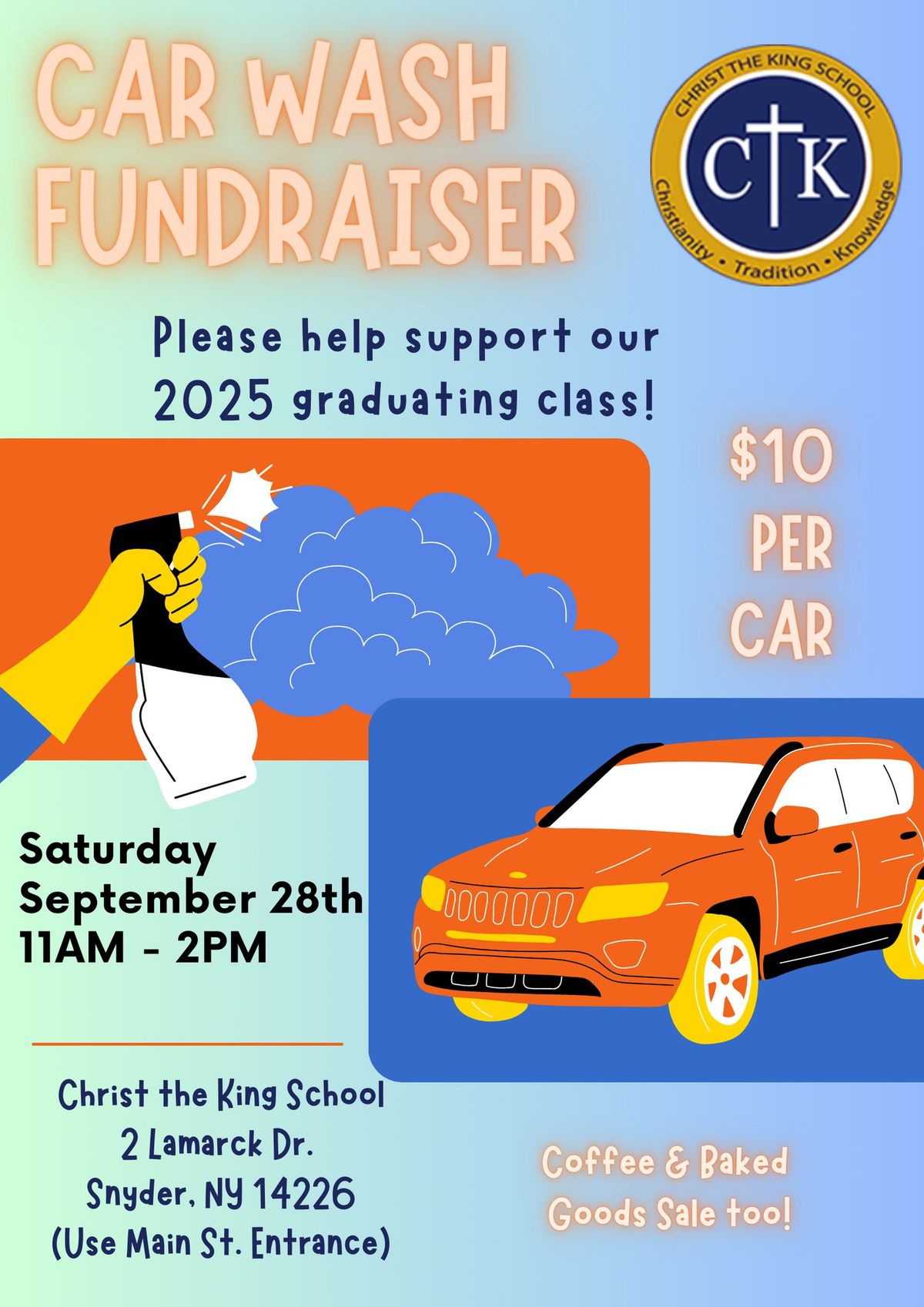 Car Wash & 8th Grade Fundraiser