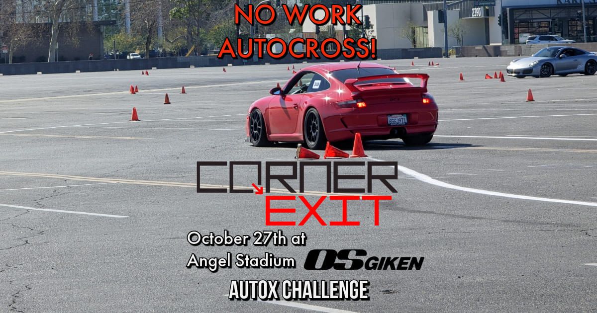 Corner-Exit October 27th Angel Stadium Autocross Challenge!