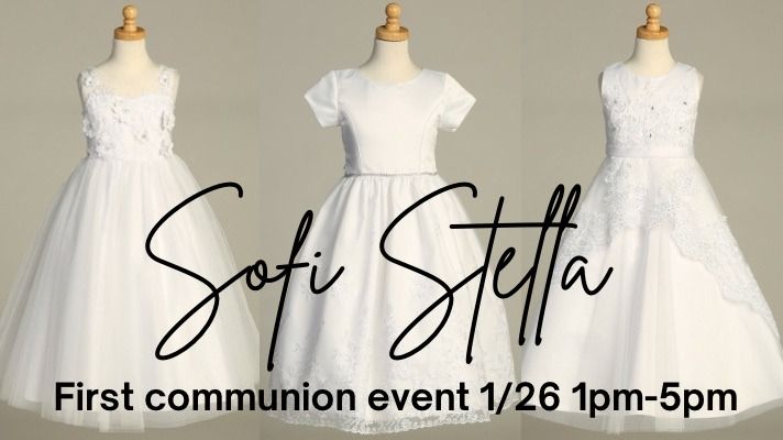 Sofi Stella First Communion in store event. 