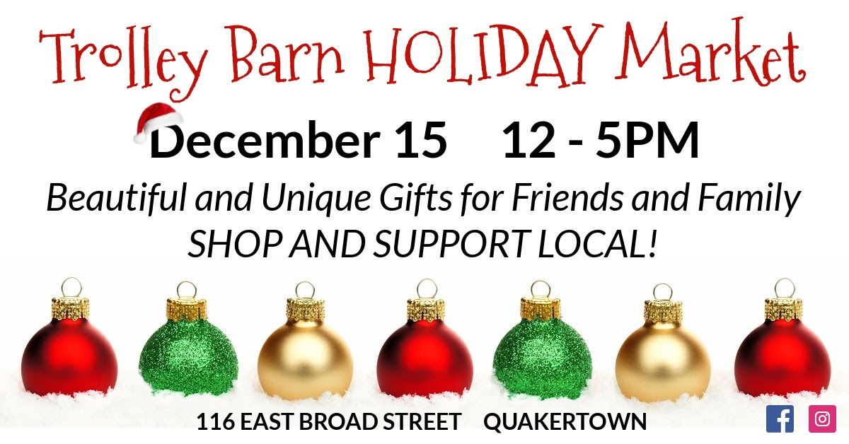 Trolley Barn HOLIDAY Market Event -- Part 2